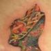 Tattoos - realistic gecko and caterpillar by mario sanchez - 55064